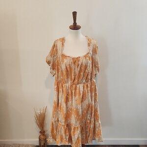 Torrid Embroidered Floral Midi Dress